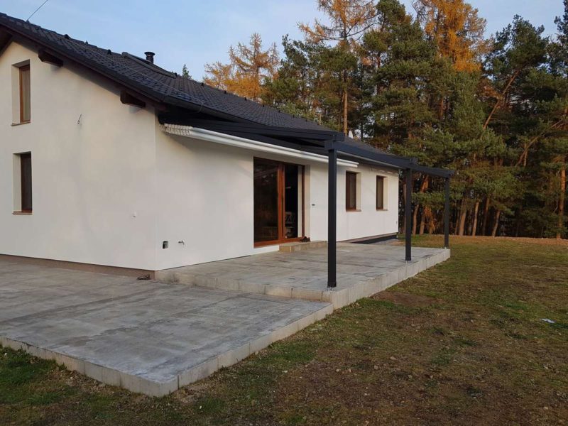 Realizace pergoly Eva 7750x3630