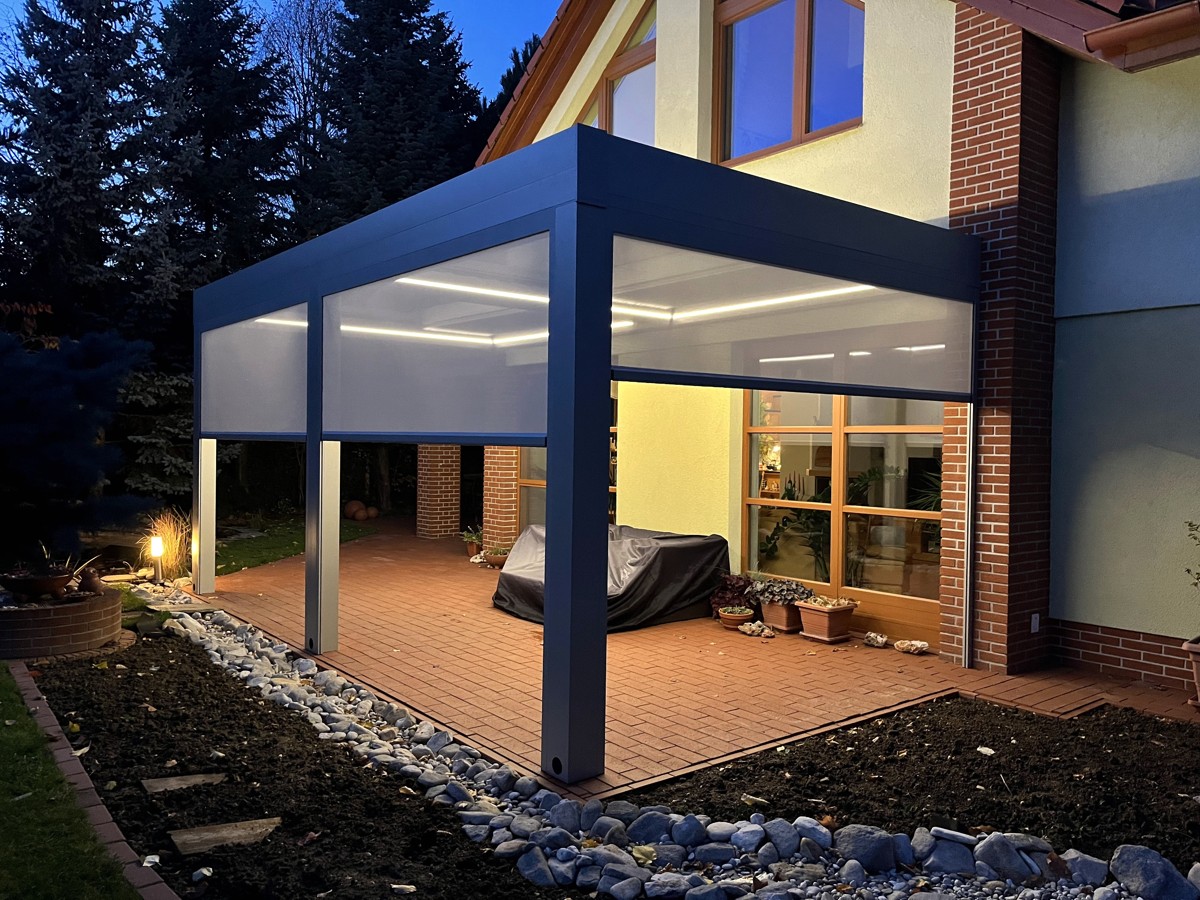 bioklimatická pergola aerolux